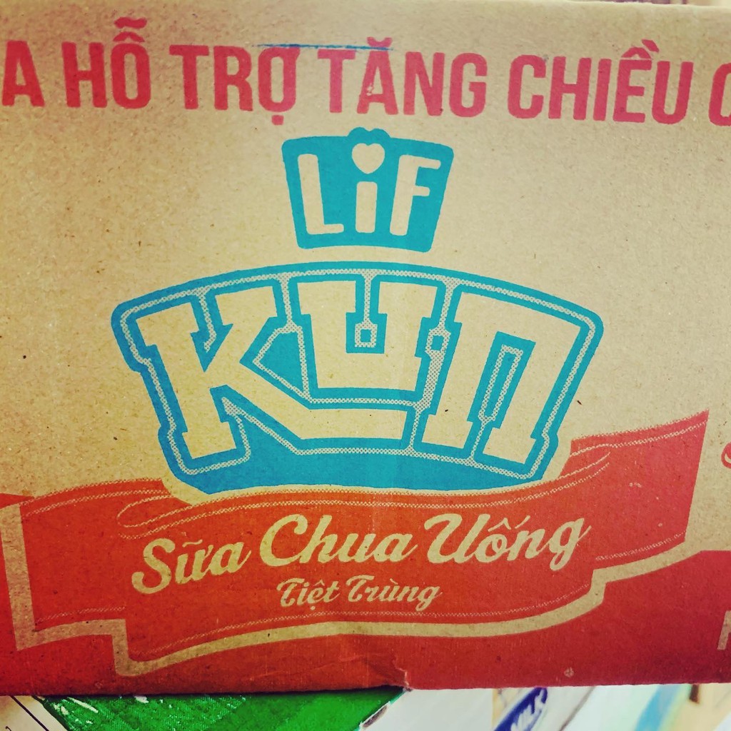 Thùng sữa Kun trái cây/sữa chua 48x180ml