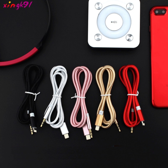 3.5mm AUX Audio Music Cable Car Cord for iPhone 7 8 Plus X XS MAX XR iOS 12