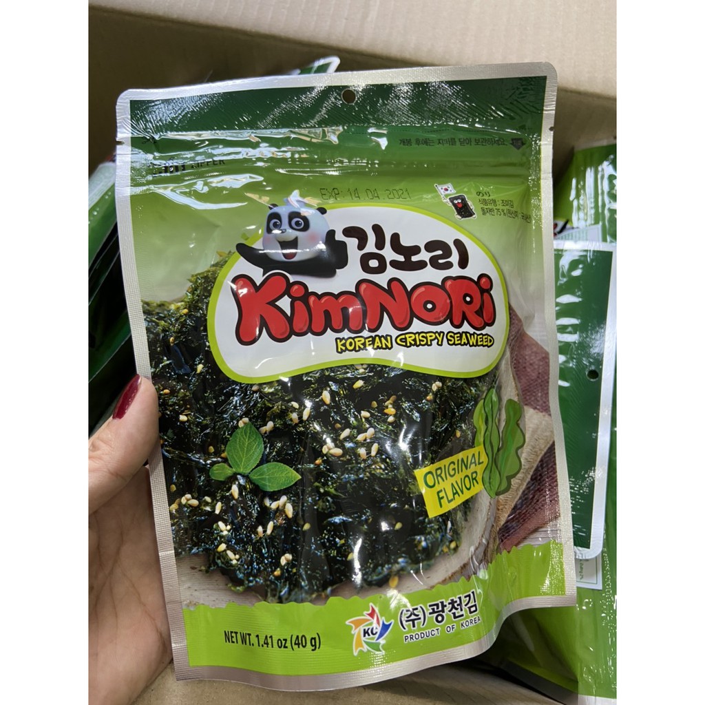 Rong biển ăn liền Kimnori vị truyền thống gói 40g | BigBuy360 - bigbuy360.vn