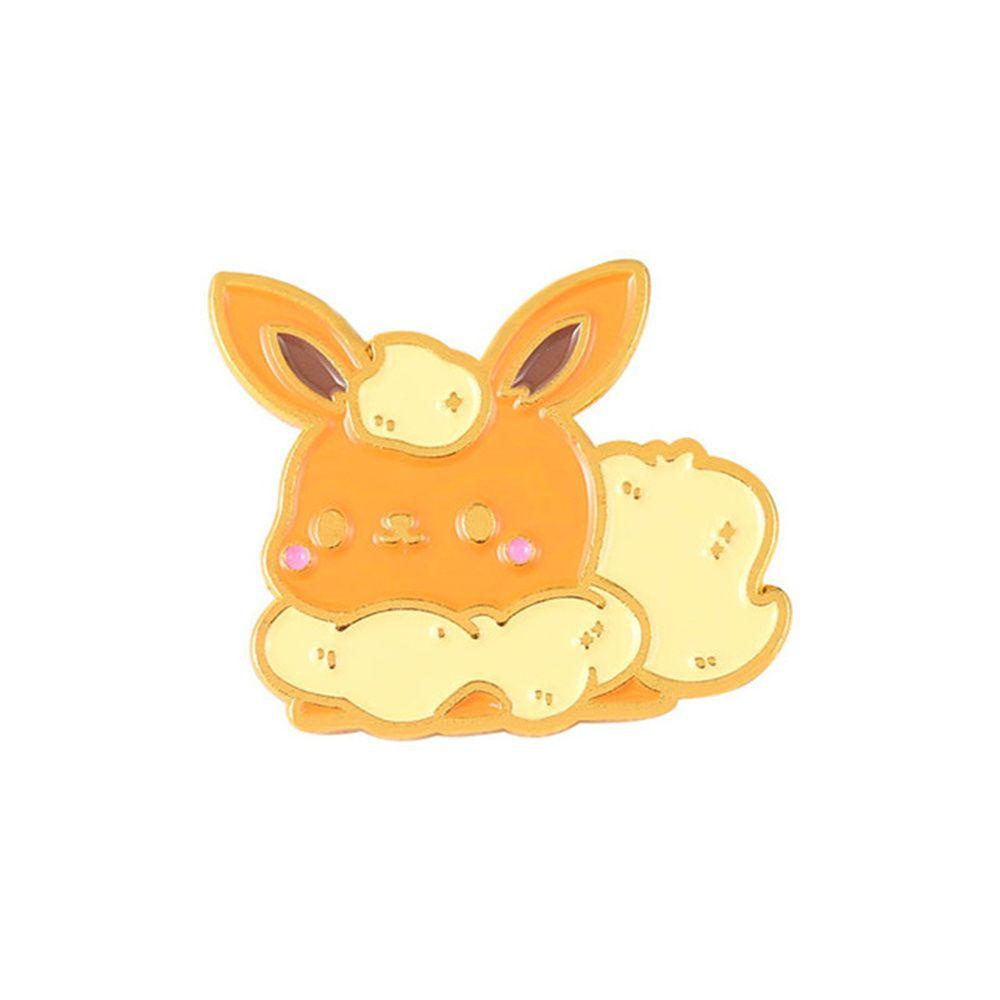 Ghim Cài Áo Bằng Kim Loại Hình Eevee Dễ Thương Cho Bé