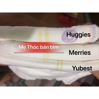 Bỉm yubest siểu mỏng siêu thấm hút l9-14 kg, xl 12-17kg. 270k 1 bịch.