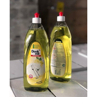 Nước rửa bát Denkmit hương chanh 1L sạch bóng thơm ngát [hàng Đức chính hãng]
