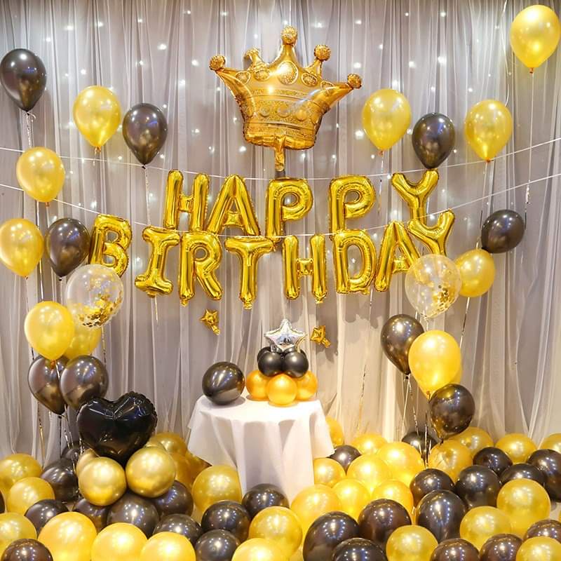 Bóng Nhũ Size 10'' Trang Trí Sinh Nhật Sự Kiện Nhiều Màu Sắc - K179