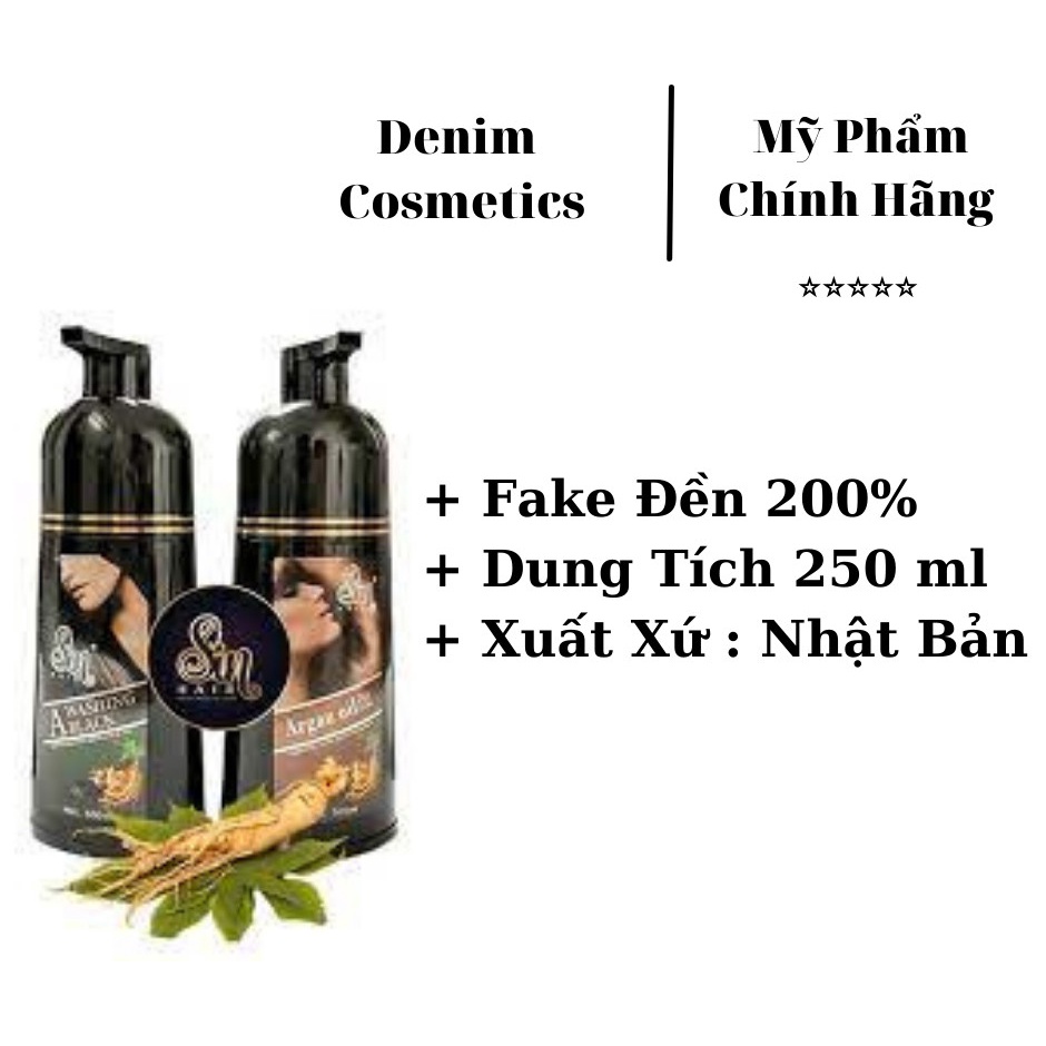 Dầu gội phủ bạc sinhair - NHẬT Bản tóc đen - nâu đều màu đẹp tự nhiên -[ FAKE ĐỀN 200% ]