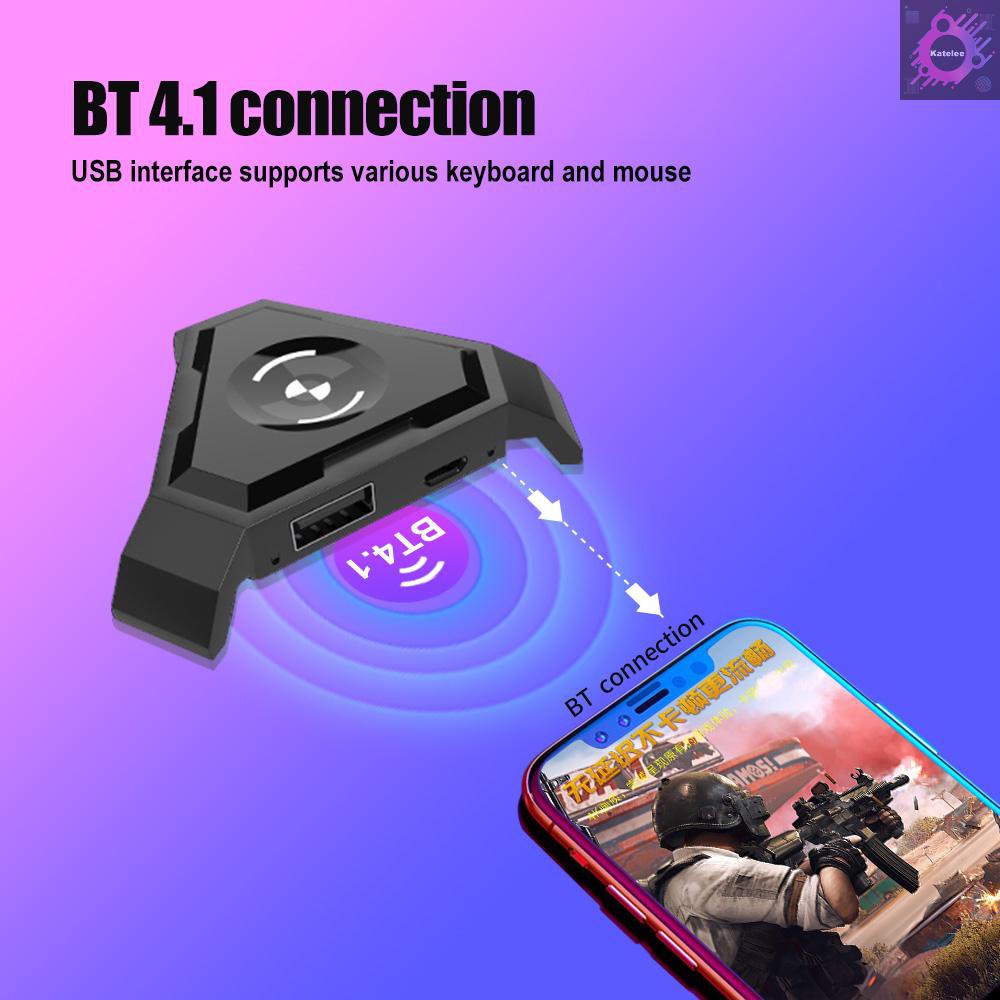 Đầu Chuyển Đổi Bàn Phím Và Chuột Chơi Game Cho Iphone Android Phone Bt 4.1