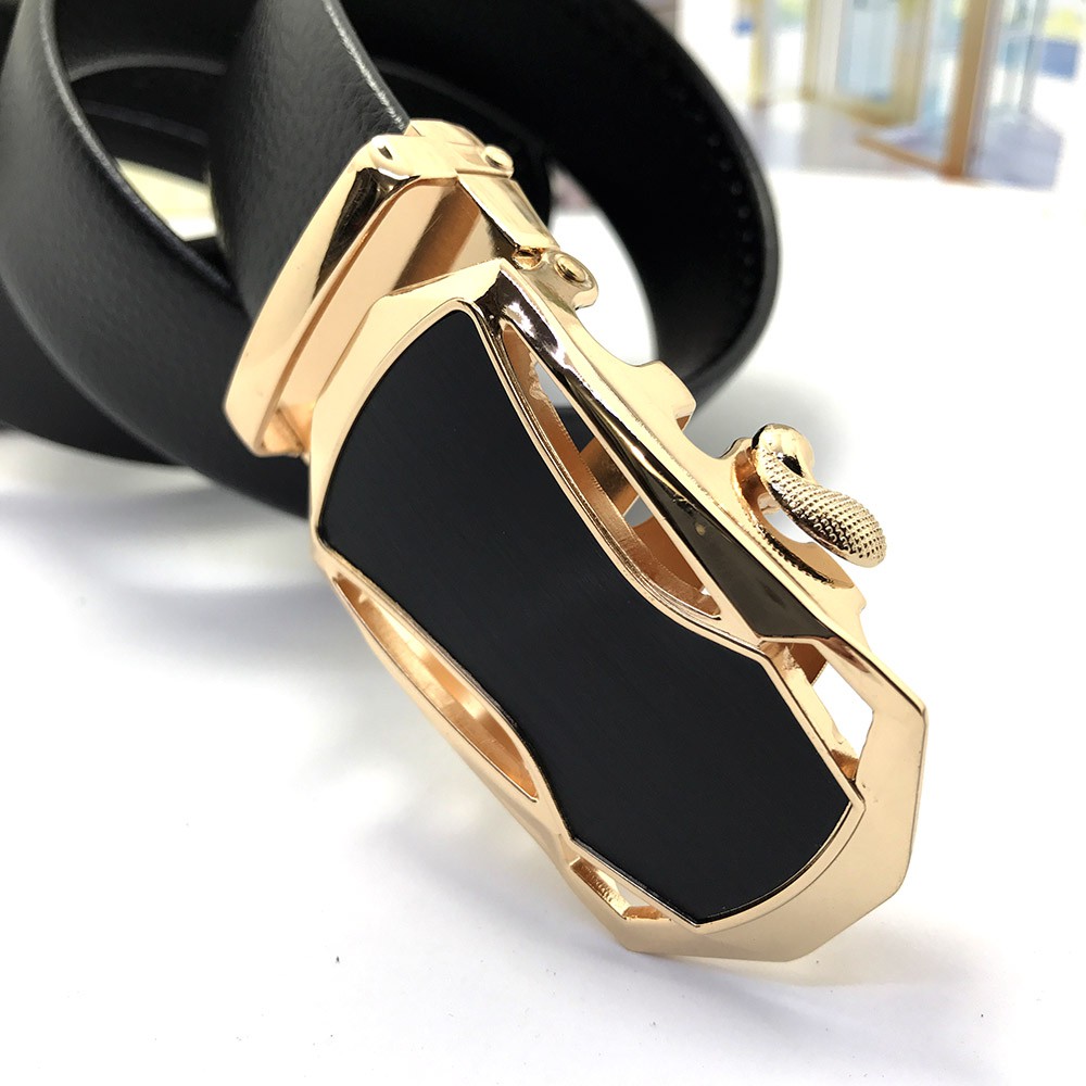 Thắt lưng dây nịt nam ô  tô vàng có hộp tặng kèm