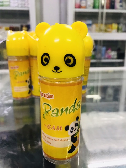 Kẹo ngậm Panda- bổ sung vitamin C cho bé  (lốc 10 chai )