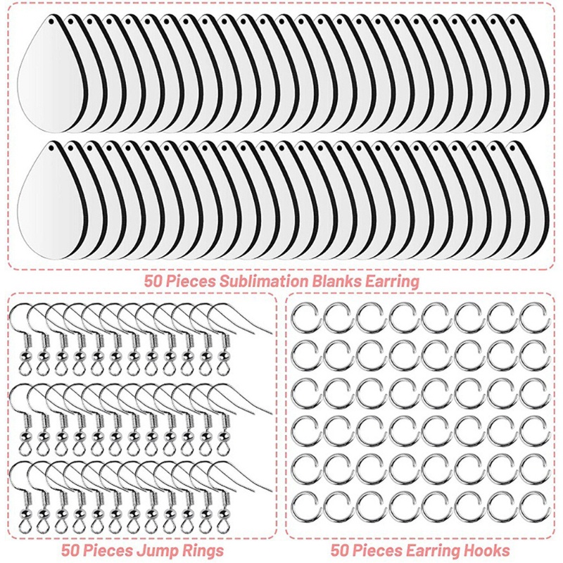 Set 50 Bông Tai Giọt Nước Thời Trang Nữ