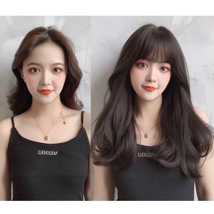 Tóc giả nữ đẹp ❤FREESHIP❤ cả đầu xoăn dợn 2204