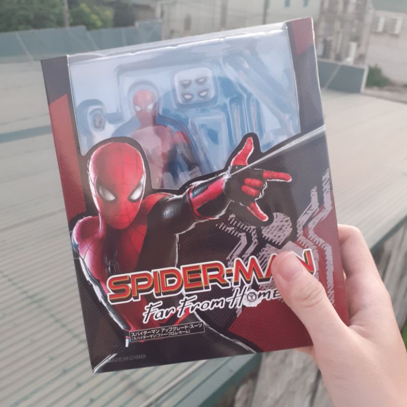 Mô hình Spider Man Far From Home Upgraded Suit SHF bootleg