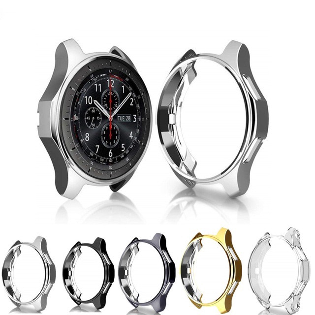 Xumu For Samsung Galaxy Watch 46mm 42mm Gear S4 Edges Plating Soft TPU Protective Case