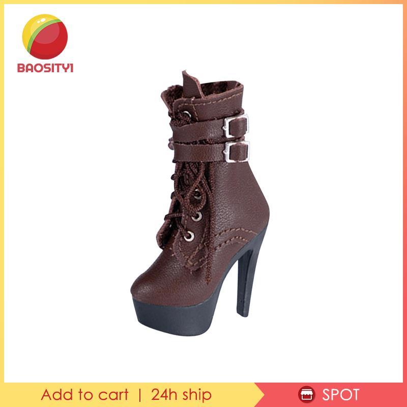 [Baosity1] Giày Bốt Cao Gót Thời Trang Cho Mô Hình Búp Bê 12 &quot;Tỷ Lệ 1 / 6