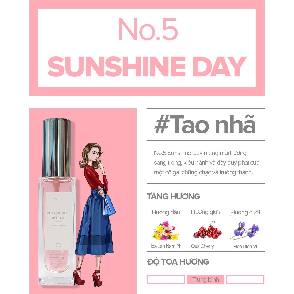 Nước Hoa Pinker Bell Perfume Holic - Eau De Parfume - 30ml