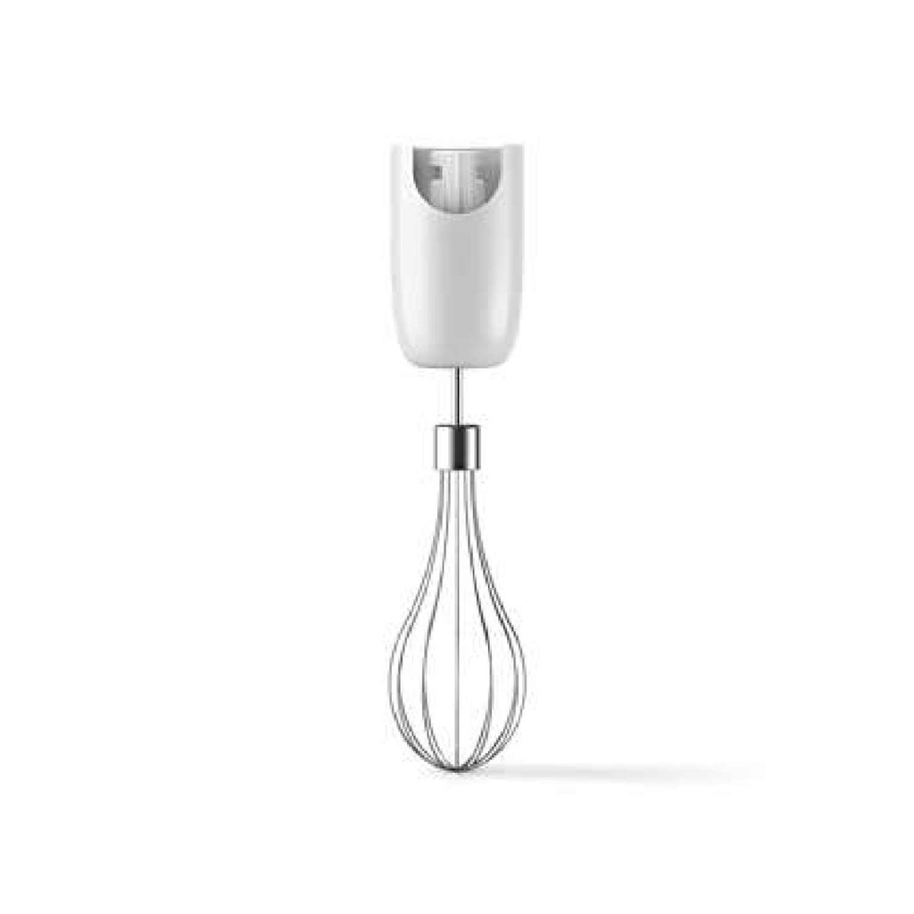 Máy xay cầm tay Philips HR2537/00 ProMix 650W (Trắng) - Đi kèm nhiều cối và đánh trứng - Bảo Hành Chính Hãng 2 Năm