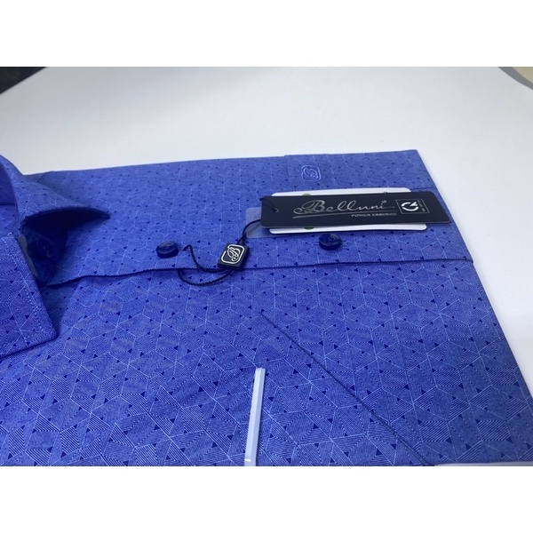 Áo Sơ Mi Nam Ngắn Tay Công Sở Thương Hiệu Thời Trang Belluni