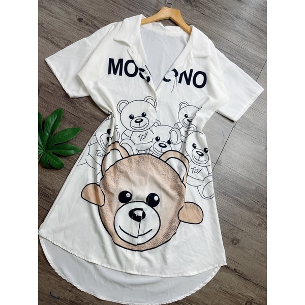 đầm ngủ tay lỡ - đầm ngủ gấu - mochino - carotshop | BigBuy360 - bigbuy360.vn