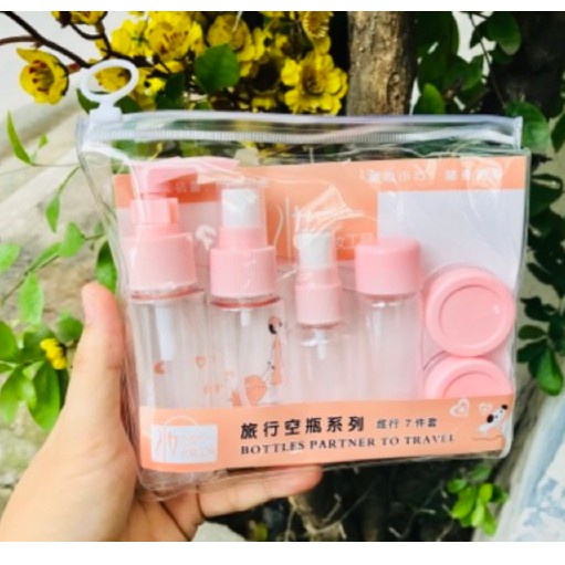 ⛔FLASHSALE⛔ Bộ 6 chiết mỹ phẩm (BỘ 6 MÓN - TẶNG MUỖNG CHIẾT)