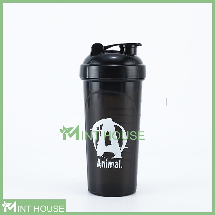 Bình đựng nước tập gym, bình lắc thể thao Shaker Bottle Animal BPI Arnold