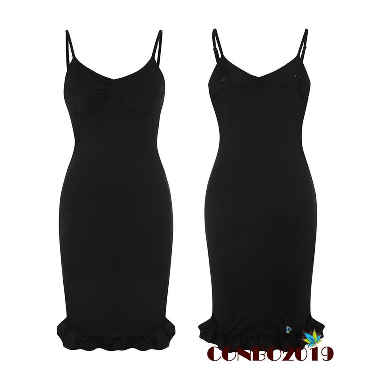 Đầm Không Tay Dáng Ôm Màu Trơn Thời Trang Mùa Hè Dành Cho Nữ