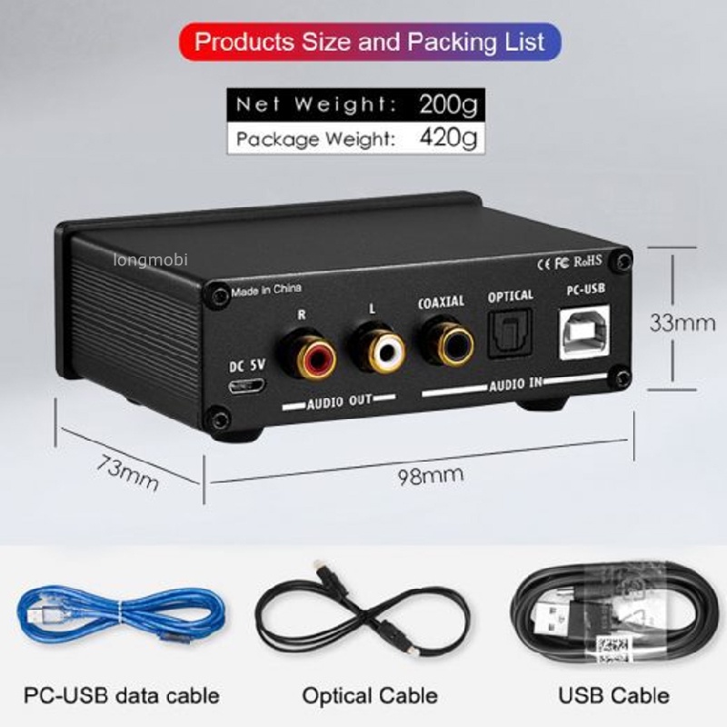 Suca Q3 Pro Dac Nghe Nhạc Hay Giá Rẻ, Nhiều Cổng Kết Nối