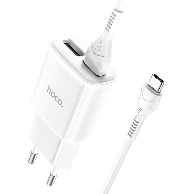Bộ sạc Hoco C88A 2 cổng USB kèm cáp TypeC / LN tùy chọn (Màu Random) - Nhất Tín Computer