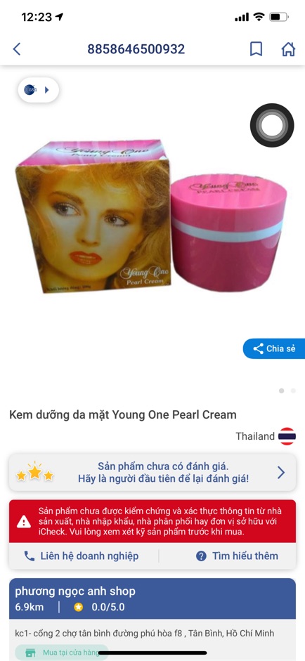 Lẻ kem dưỡng trắng da young one xù 4.5g chuẩn thái