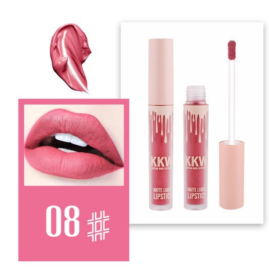 Son Kem Lì Tơ Lụa KKW Matte Liquid Lipstick Phong Cách Âu Mỹ