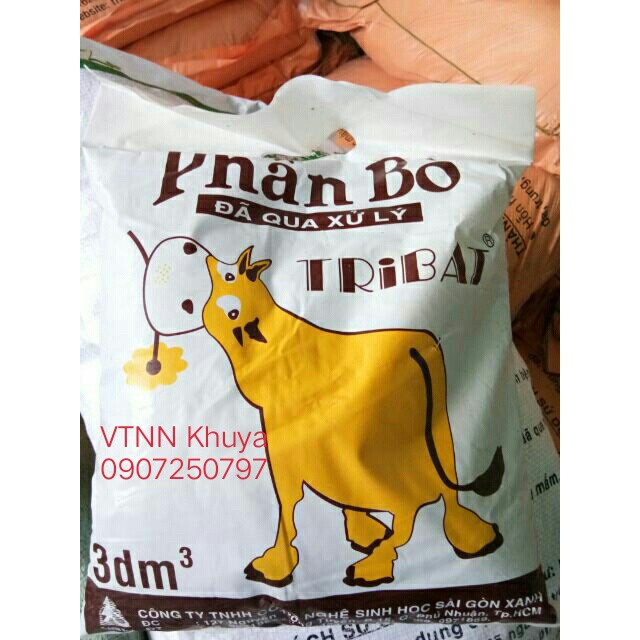 Phân bò đã qua xử lý Tribat 3dm3 khoảng 1500gr