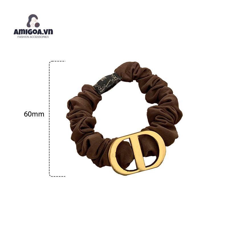 ✨✨Dây buộc tóc đuôi ngựa co giãn họa tiết hình học thời trang Hàn Quốc dành cho bạn nữ