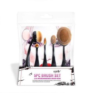 Bộ cọ 5 cây oval epielle 5pc brush set with interchangeable brush head