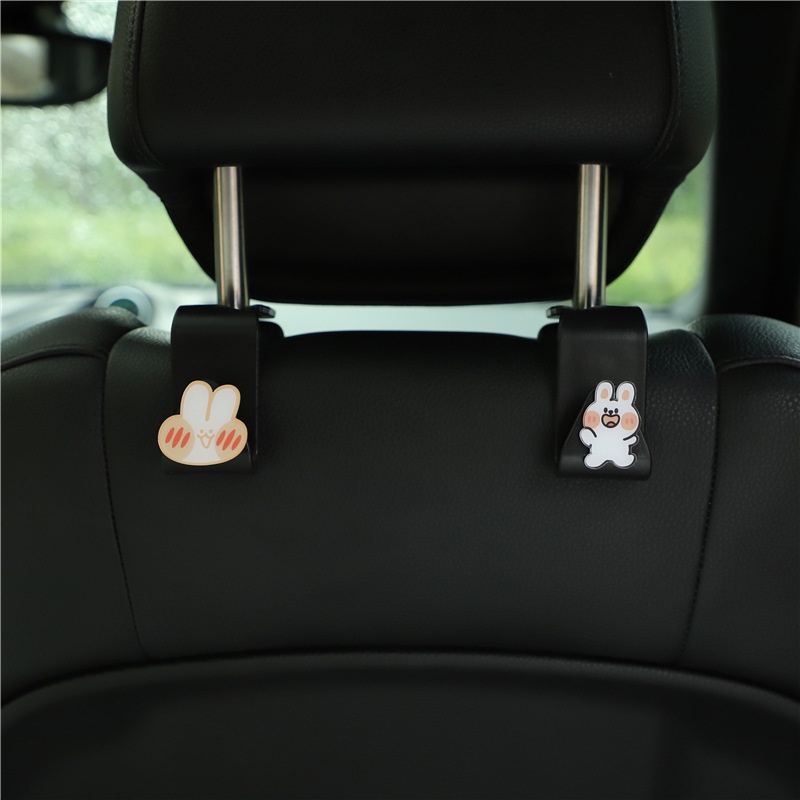 1 Cặp!!!!! Móc Treo Đồ Hình Chó Doraemon Đáng Yêu Gắn Ghế Sau Xe Hơi