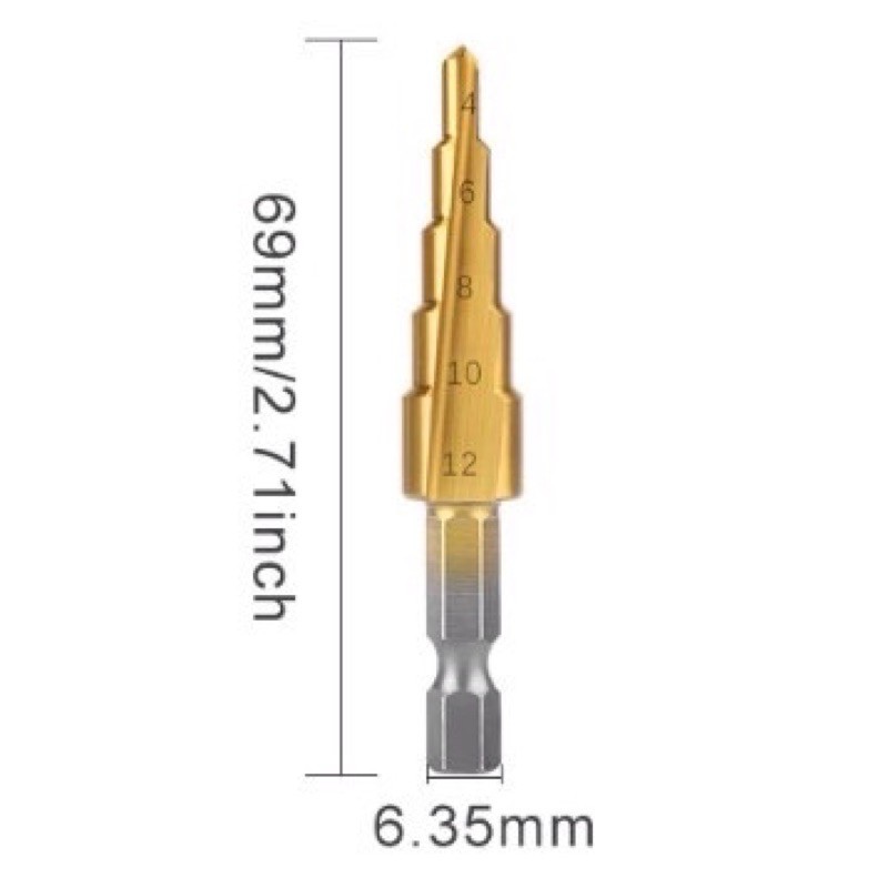 Mũi khoan tháp phủ Titan đa năng LS+
