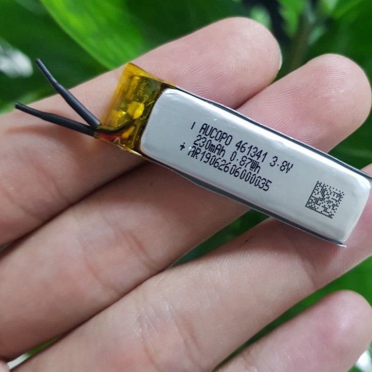 Pin 3.7v 230mAh 41x13x4.6MM 461341Hãng AUCOPO chế đồ DIY siêu tiện Pin 3.8V - KhoDienTu