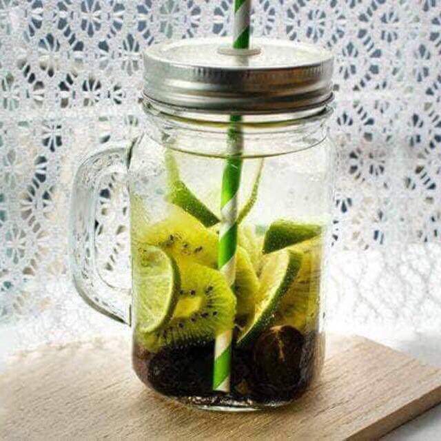 [HOT] CA QUAI THUỶ TINH 400ML ĐỰNG TRÀ SỮA KÈM NẮP CÓ LỖ BỎ ỐNG HÚT | BigBuy360 - bigbuy360.vn