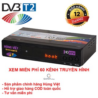 Đầu thu kỹ thuật số DVB-T2 HÙNG VIỆT TS-123, hàng đẹp Smarttnt.vn