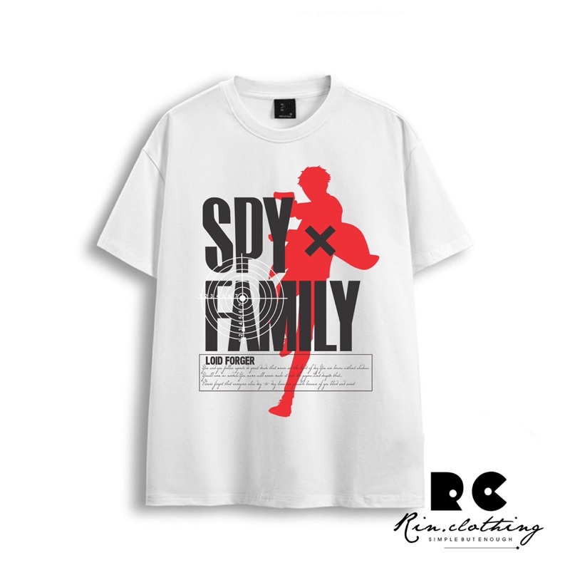 ÁO THUN UNISEX COTTON SPY X FAMILY NHIỀU MÀU LỰA CHỌN