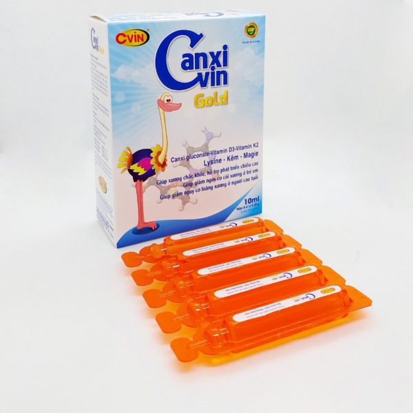 Canxi Hữu Cơ D3 K2 dạng siro giúp hấp thu canxi hiệu quả – Canxi Vin Gold