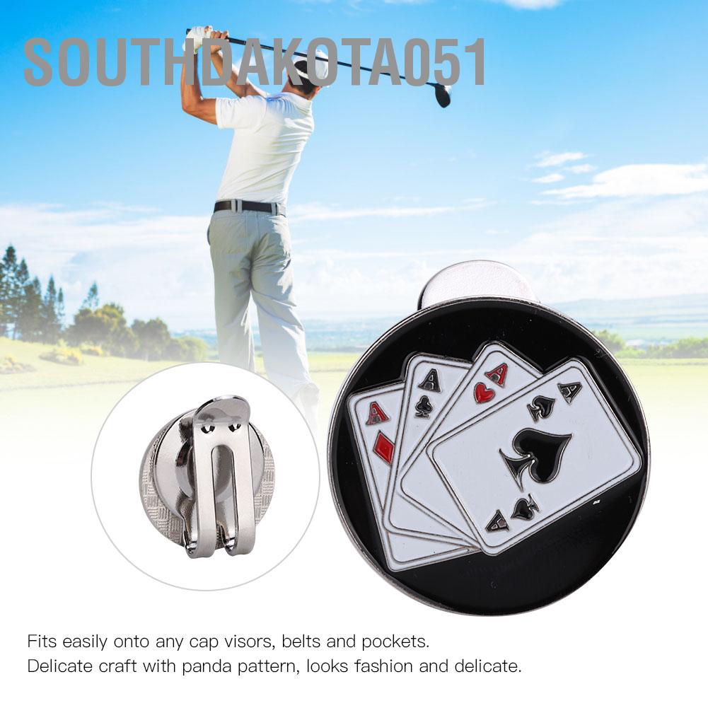 Kẹp đánh dấu bóng golf gắn mũ từ tính bằng kim loại nhiều kiểu lựa chọn