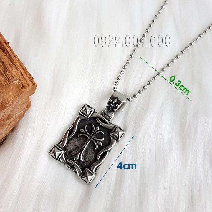 Dây chuyền chromeheart, dây chuyền nam phong cách cực ngầu.