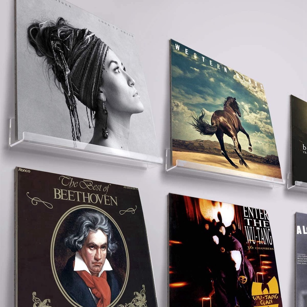 Set 6 Kệ Treo Tường 12inch Bằng Acrylic Vinyl LP