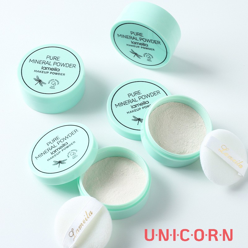 Phấn phủ Kiềm dầu Lameila Bột Khoáng Cho Lớp Nền Tinh tế