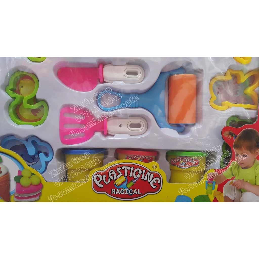 ĐỒ CHƠI đất nặn các con vật dễ thương - Plasticine Magical