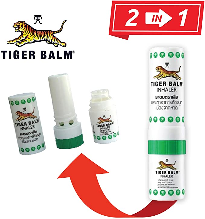 Ống hít thông mũi Tiger Balm Inhaler - Hàng Nội Địa Thái Lan - Hiệu Quả