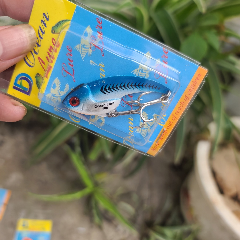 Mồi cá sắt mồi chìm Fishen lưỡi BKK chắc khỏe, Mồi câu lure cá lóc, cá chẽm siêu nhạy