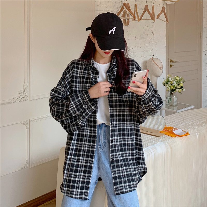 Áo sơ mi khoác ngoài form rộng - somi nam nữ oversize sọc số 9 - 2N Unisex