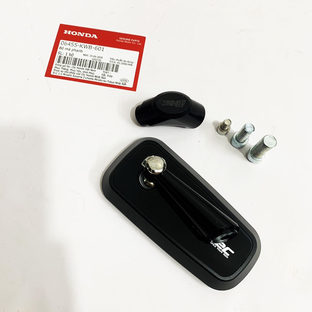 Kiếng chữ nhật nhỏ H2C chân ngắn gắn mọi dòng xe cực đẹp