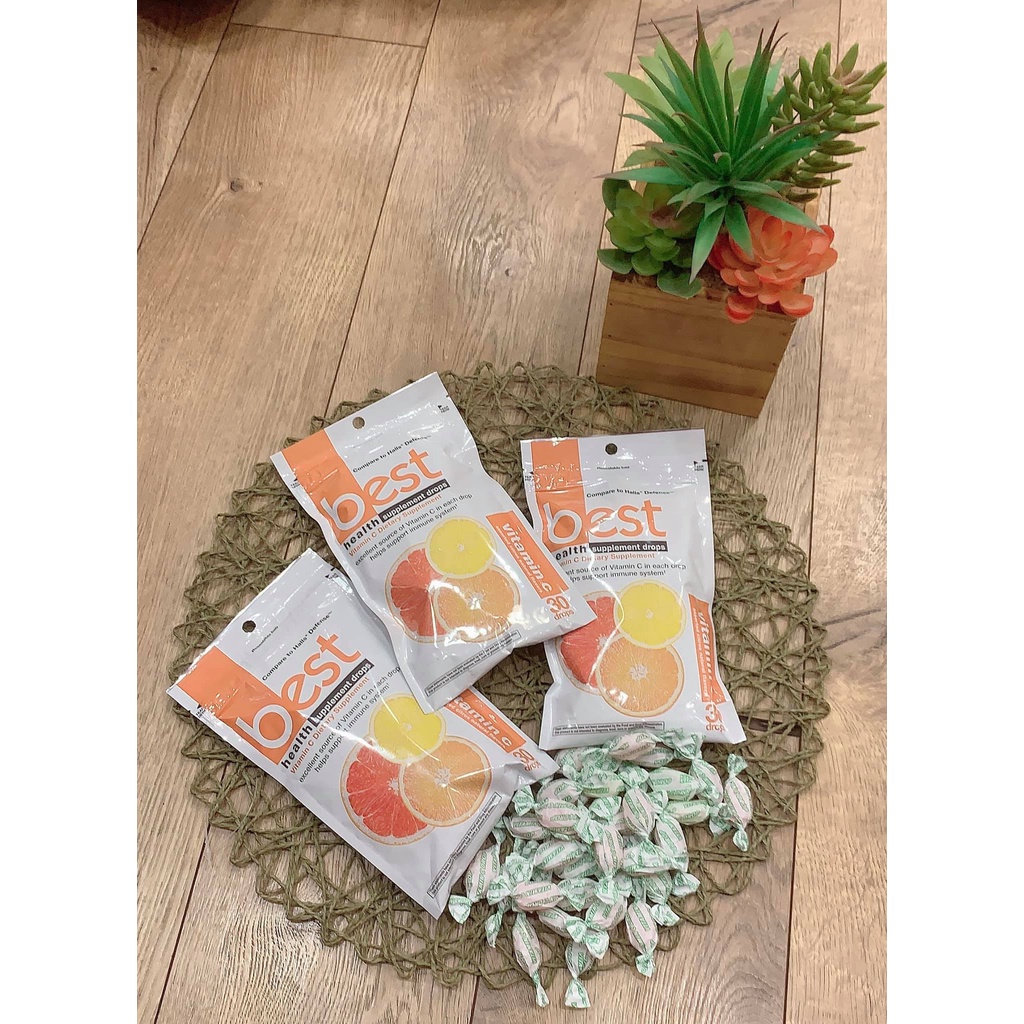 Kẹo bổ sung vitamin c hương trái cây Best - EDS Hàng Mỹ
