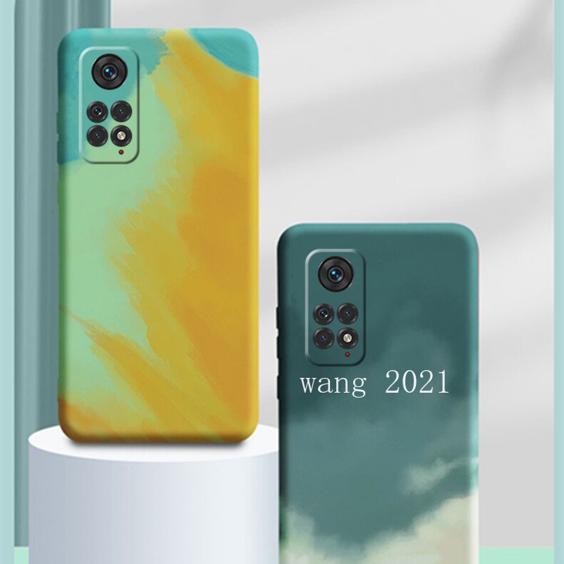 Ốp Điện Thoại Silicone Mềm Màu Nước Chống Rơi Cho Xiaomi Redmi Note 11 / 11S / 11Pro 5G 4G