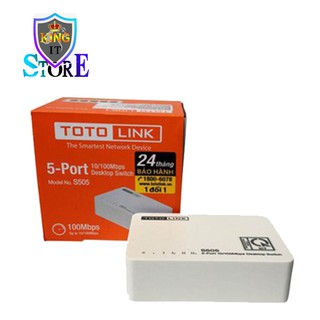Switch 5 port - Bộ chia mạng 5 cổng Totolink S505 hàng chính hãng