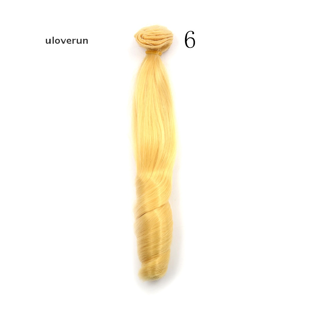 Tóc Giả Xoăn Dày 20CM Dành Cho Búp Bê BJD 1 / 3 1 / 4 1 / 6